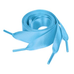 INSPIRE CHIC Women's Flat Ribbon Solid Color Sneakers Shoelaces 2 Pairs - 1 of 4