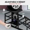 2pcs Car Ramps -Lift Drive-On Hydraulic Ramps with Jacks, Ideal for Low Cars, Home Garage Oil Changes and Vehicle Maintenance - 4 of 4
