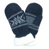 Grand Sierra Women's Ragg Wool Snowflake Mitten - 3 of 4