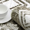 Area Rug Moroccan Soft Rug Modern Geometric Rug for Bedroom Living Room Kitchen Dining Room Rugs - 4 of 4