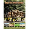 Heavy Duty Garden Wagon Cart with 10" All-Terrain Tires, 2-in-1 Convertible Steel Utility Cart Removable Mesh Sides, 180° Swivel Handle for Yard/Lawn - 3 of 4