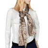 Slickblue Leopard Pattern Silk Scarf, Lightweight & Soft, Stylish Fashion Accessory – Available in 5 Colors & 2 Sizes - 3 of 3
