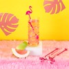 36 Pack Flamingo Drink Stirrers Cocktail Swizzle Sticks 6 Inch Reusable 18 Pink + 18 Rose For Summer Coffee Milk Chocolate Beverages Tropical Party Decor Bar Accessories Drink Tools