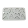 Unique Bargains Candy Moulds 10-Cavity Fashion Accessory Candy Mould Hand Wash Gray 8.23"x4.69"x0.59" 1 Pc - 3 of 4