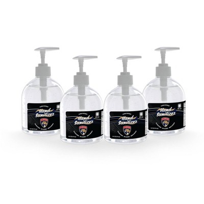 NHL Florida Panthers 16oz Pump Top Hand Sanitizer - 4pk