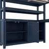 NicBex 75"H Full Size Wooden High Loft Bed with Built-In Dresser,L-Shaped Desk,Guardrail&Shelf,Versatile Gaming Loft for Kids,Teens&Gamers,400lbs Max - 2 of 4