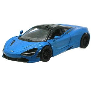 KiNSMART McLaren 720s 5 Inch 1:36 Scale Die Cast Metal Model Toy Super Sports Car (Blue) - 1 of 4