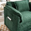 Chic Crate - Boucle Convertible Sofa Bed with Ottoman - 55" Wide Sleeper, Deep Cushions & Thick Arms - Living Room/Bedroom - 3 Luxe Colors - 4 of 4