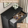 Garvee 5/6 Drawers Dresser for Bedroom,Chest of Drawers,Farmhouse Modern Wooden Dresser,Storage Organizer Dresser for Bedroom,Living Room,Kids Room - 4 of 4