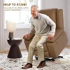 Power Lift Recliner with Heat & Massage, Plush Oversized Wide Seat - Adjustable Electric Lift Chair for Elderly & Mobility, Gray - 2 of 4