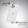 Pelican Protection Pack Tough Case and Screen Protector for Apple iPhone 12 and Apple iPhone 12 Pro - Clear - 3 of 4