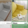 Gericco Loveseat Sofa 56", Small Couches for Small Spaces, Mid Century Love Seat Couches for Living Room, Upholstered 2-Seater Small Couch - 2 of 4