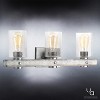 Urban Ambiance Luxury Modern Farmhouse Bath Fixture,  8-1/2"H x 24"W,  Galvanized Steel Finish, UHP2485 - 3 of 4
