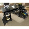 Bedford Desk Black - Home Styles: Mid-Century Modern Executive Workstation, 30 Day Limited Warranty - 2 of 4