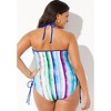 Swimsuits for All Women's Halter Adjustable One Piece Swimsuit (Plus Sizes Available) - 3 of 4