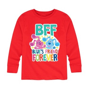 Boys' - Blue's Clues & You! - Blue's Friend Forever Long Sleeve Graphic T-Shirt - 1 of 4