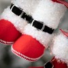 4.25"H Sullivans Santa's Boots Ornament - Set of 2  Red Christmas Ornaments - 2 of 2