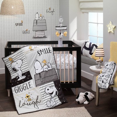 Lambs & Ivy Classic Snoopy Crib Bedding Set - 3pc