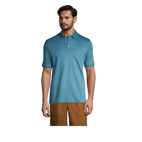 Lands' End Men's Short Sleeve Super Soft Supima Polo Shirt : Target