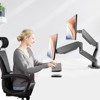 JIONJOY Single Monitor Mount: Gas Spring Arm Desk Stand with Clamp & Grommet Base for Computer Screens - 3 of 4