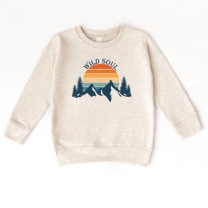 The Juniper Shop Wild Soul Colorful Toddler Sweatshirt - 5/6T - Natural - 1 of 4
