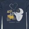 Men's Wall-E Valentine's Day EVE Sparks Fly Long Sleeve Shirt - image 2 of 4