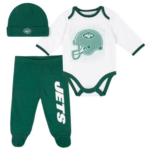 New York Jets Green Just Getting Started Open Bottom Sweatpants