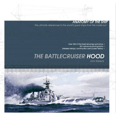 The Battlecruiser Hood - (Anatomy of the Ship) by  John Roberts (Hardcover)