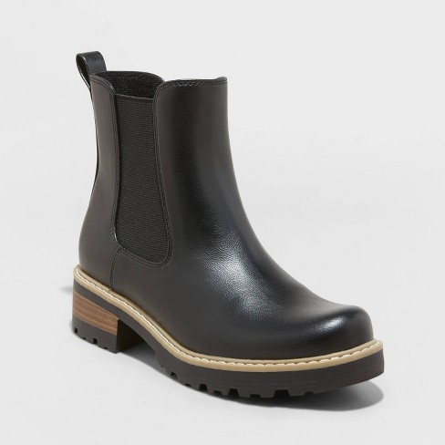 Target hot sale leather boots