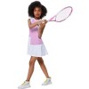 Girls Outdoor Sports Sleeveless Dress with Pockets Tennis Golf Outfit Athletic Sets - 3 of 4
