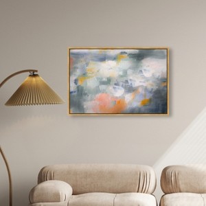 Art Remedy All is Peachy Colorful Pastel Abstracts Framed - 1 of 4