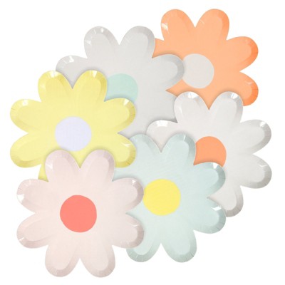 Meri Meri Pastel Daisy Large Plates