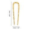 Unique Bargains Women's U-shaped Texture Hair Pin 1 Pc - 4 of 4