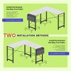 TUYOHW L Shaped Gaming Desk,Metal Frame Corner Desk with CPU Stand & Side Storage,Waterproof Desktop for Home Office - 4 of 4