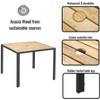 Dexmalle 5PCS Patio Dining Table Set with Cushions and Umbrella Hole - 3 of 4