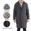 Alpine Swiss Zach Men’s Wool Blend Overcoat – Knee-Length Trench Coat, Runs Large for Layering Over Suits or Sweaters - 3 of 4