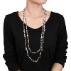 EVERLY JEWELRY | 4-8mm Multi-Color Cultured Freshwater Pearl Endless Necklace, 72 inc - 3 of 4
