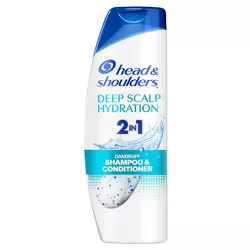 Head & Shoulders 2-in-1 Dandruff Shampoo and Conditioner, Anti-Dandruff Treatment, Deep Scalp Hydration for Daily Use, Paraben Free - 12.5 fl oz