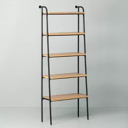 Wood & Wire Ladder Bookshelf - Natural/Black - Hearth & Hand™ with Magnolia