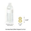 Big Dot of Happiness Gold Glitter 8 - No-Mess Real Gold Glitter Cut-Out Numbers - 8th Birthday Party Confetti - Set of 24 - 3 of 4