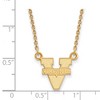 Black Bow Jewelry 10k Yellow Gold Virginia Wahoos NCAA Necklace 18 Inch - 2 of 4