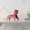 10" Rover Modern Industrial Iron Canine Kids' Lamp (Includes LED Light Bulb) Red - JONATHAN Y - 4 of 4