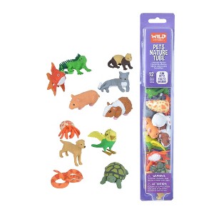 Wild Republic Nature Tube Pets Figurines, 12 Pieces - 1 of 1