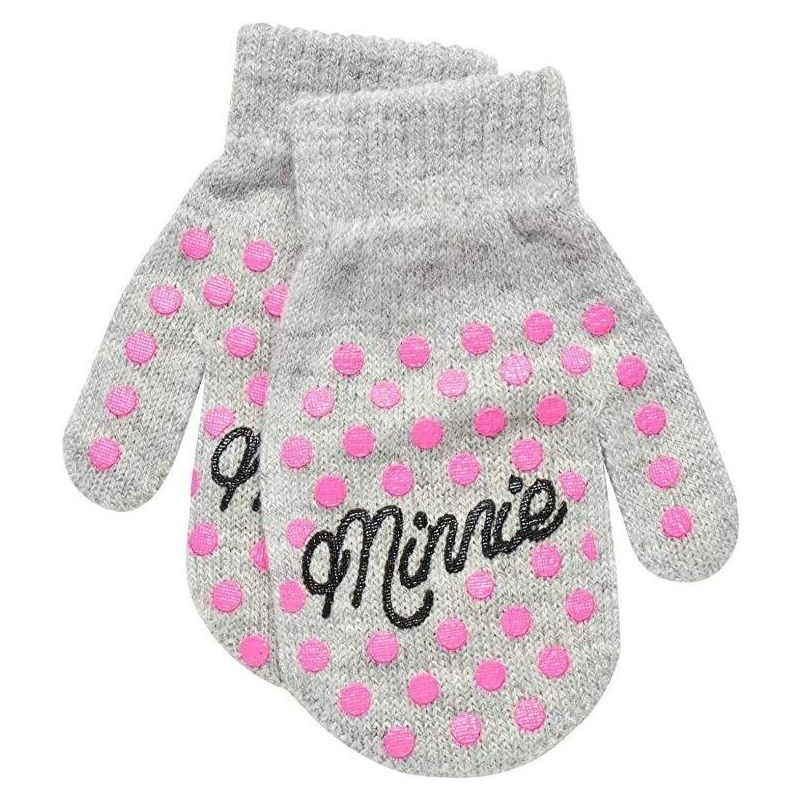 Disney Minnie Mouse Girls 4 Pack Gloves or Mittens Set, Ages 2-7, 2 of 6