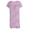 CTM Women's  Paisley Short Sleeve Duster Sleep Gown - 2 of 4