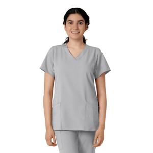 Wink W123 Women's Basic V-Neck Scrub Top - 1 of 4
