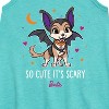 - Barbie - So Cute It's Scary Graphic Sleeveless Aline Dress - 2 of 3