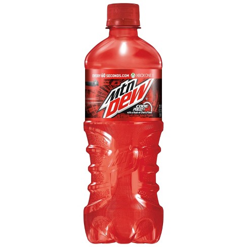 mountain dew code red zero sugar