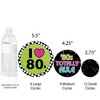 Big Dot of Happiness 80's Retro - Totally 1980s Party Giant Circle Confetti - Party Decorations - Large Confetti 27 Count - 3 of 4