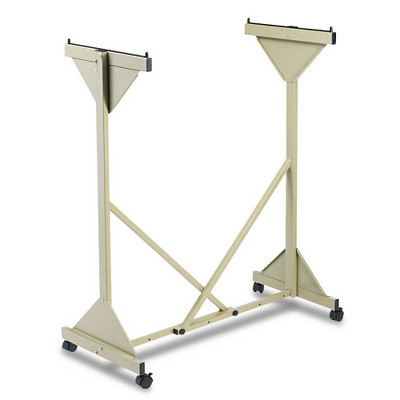 Sand Steel Mobile Plan Center with 18 Hanging Clamps